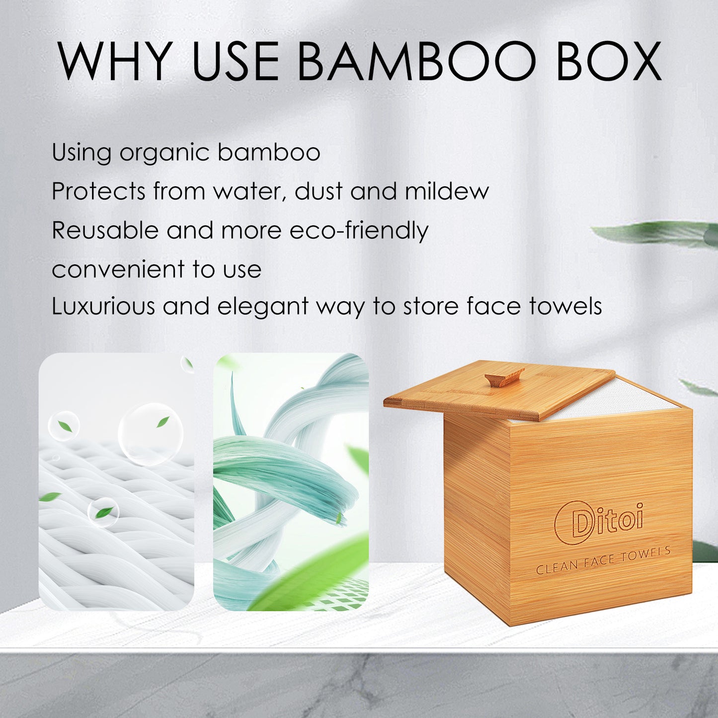 Bamboo Box with Cover