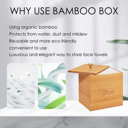 Bamboo Storage Box with Drawer