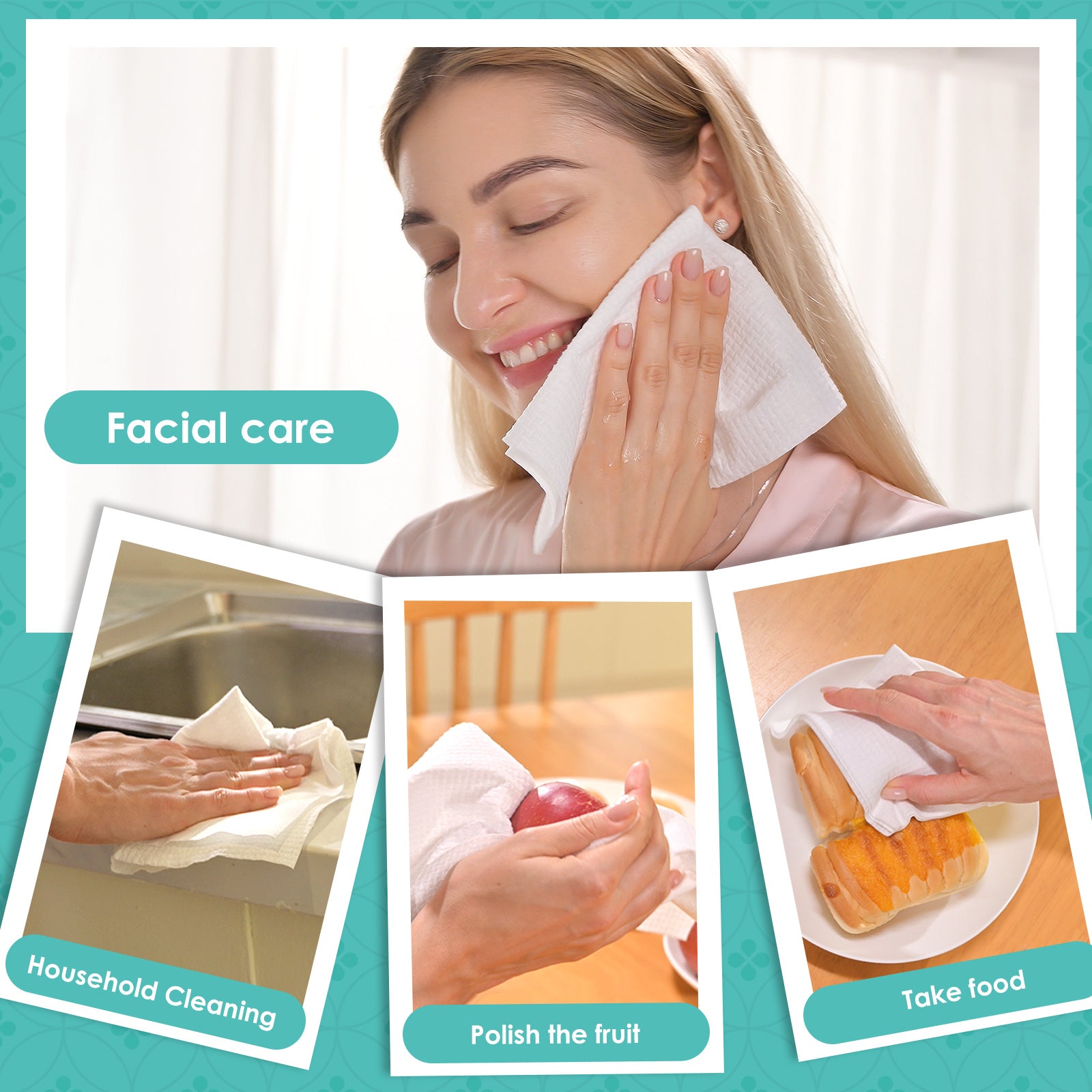 Face discount towels disposable